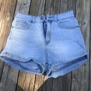 High waisted Kendall & Kylie Jean Shorts